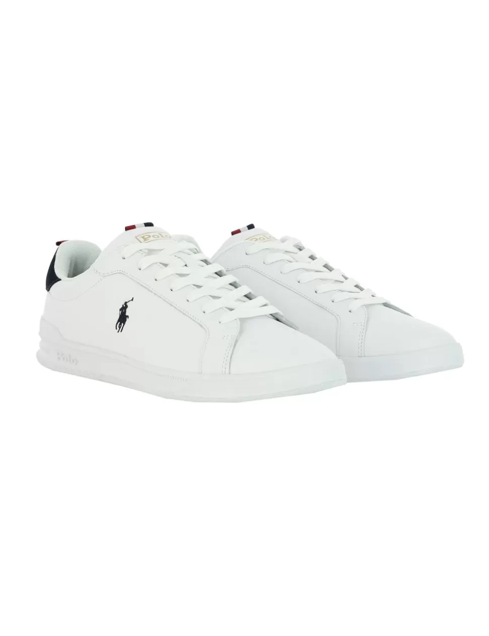 Ralph Lauren Sneakers>Sneaker Heritage Court Ii Polo Blu/Rosso