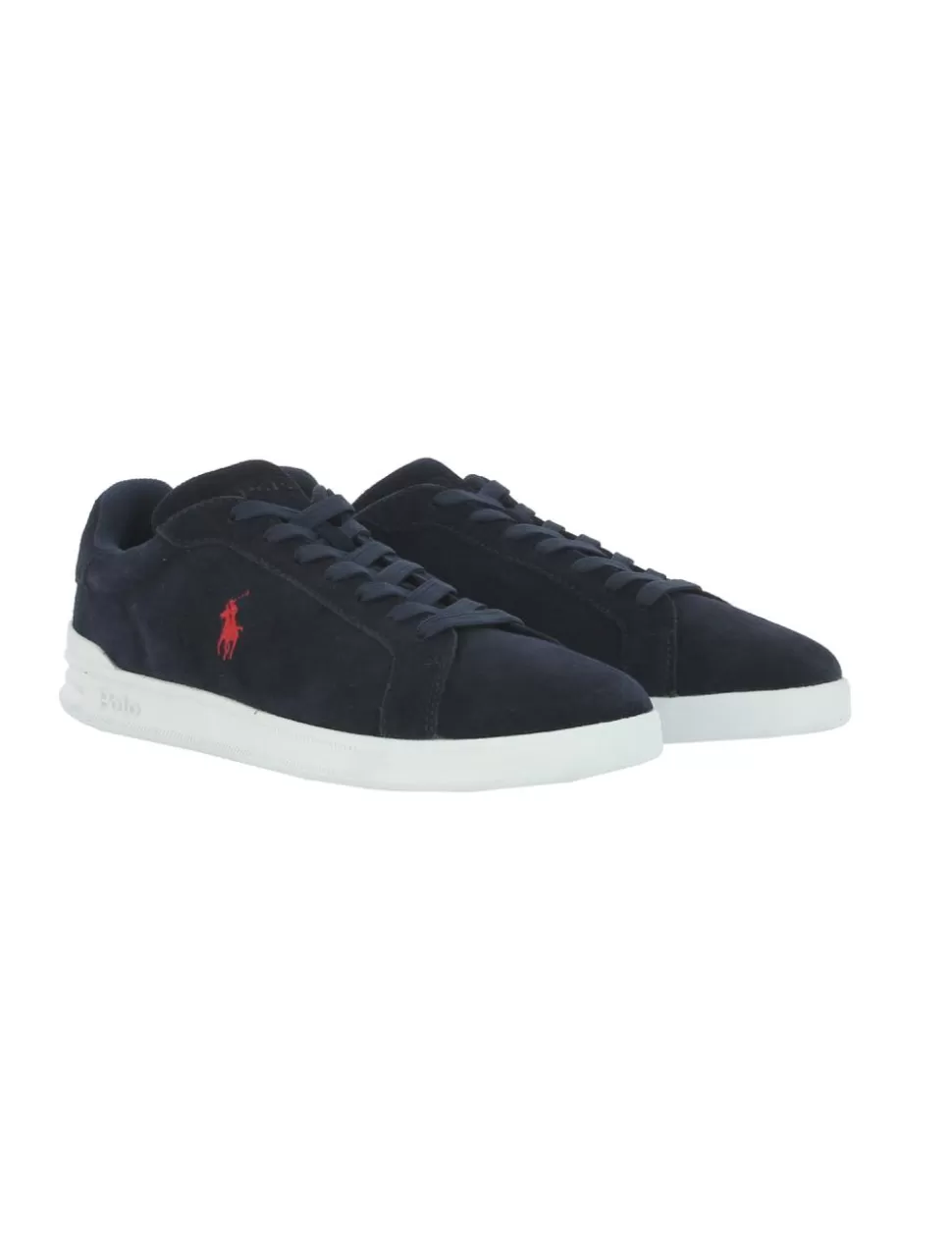 Ralph Lauren Sneakers>Sneaker Heritage Court Ii Polo Blu/Rosso
