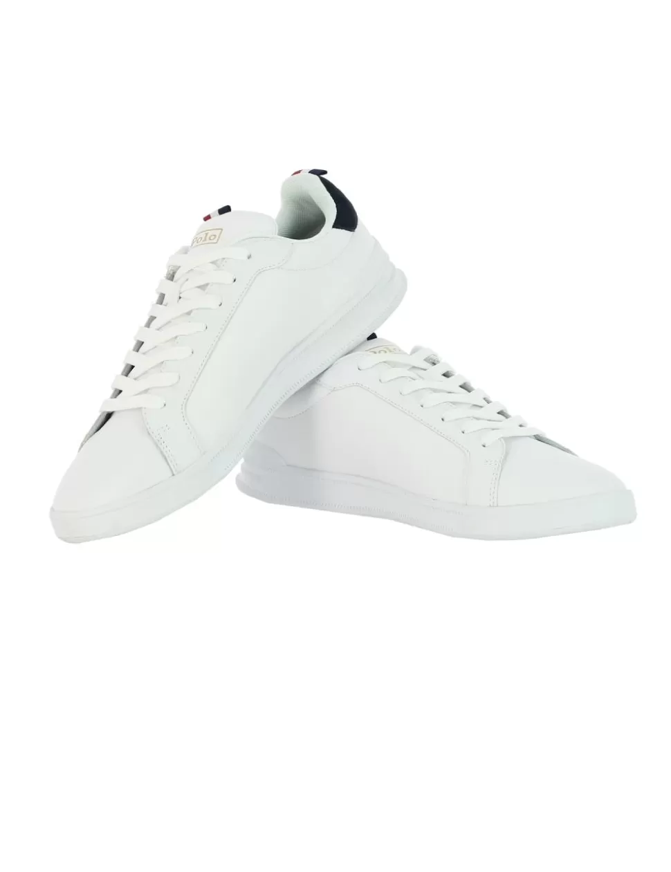 Ralph Lauren Sneakers>Sneaker Heritage Court Ii Polo Blu/Rosso