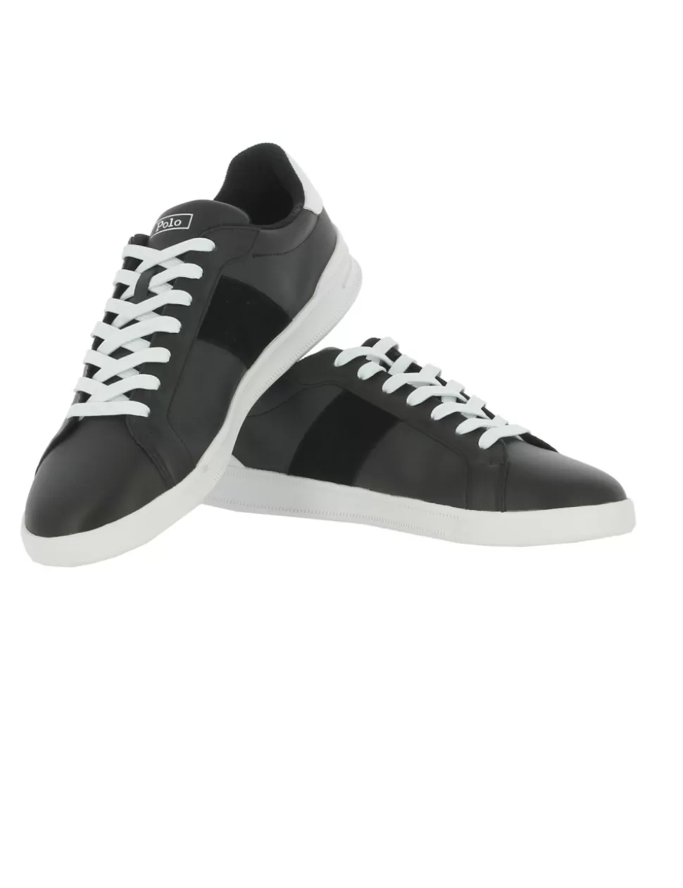 Ralph Lauren Sneakers>Sneaker Heritage Court Ii Polo Nero