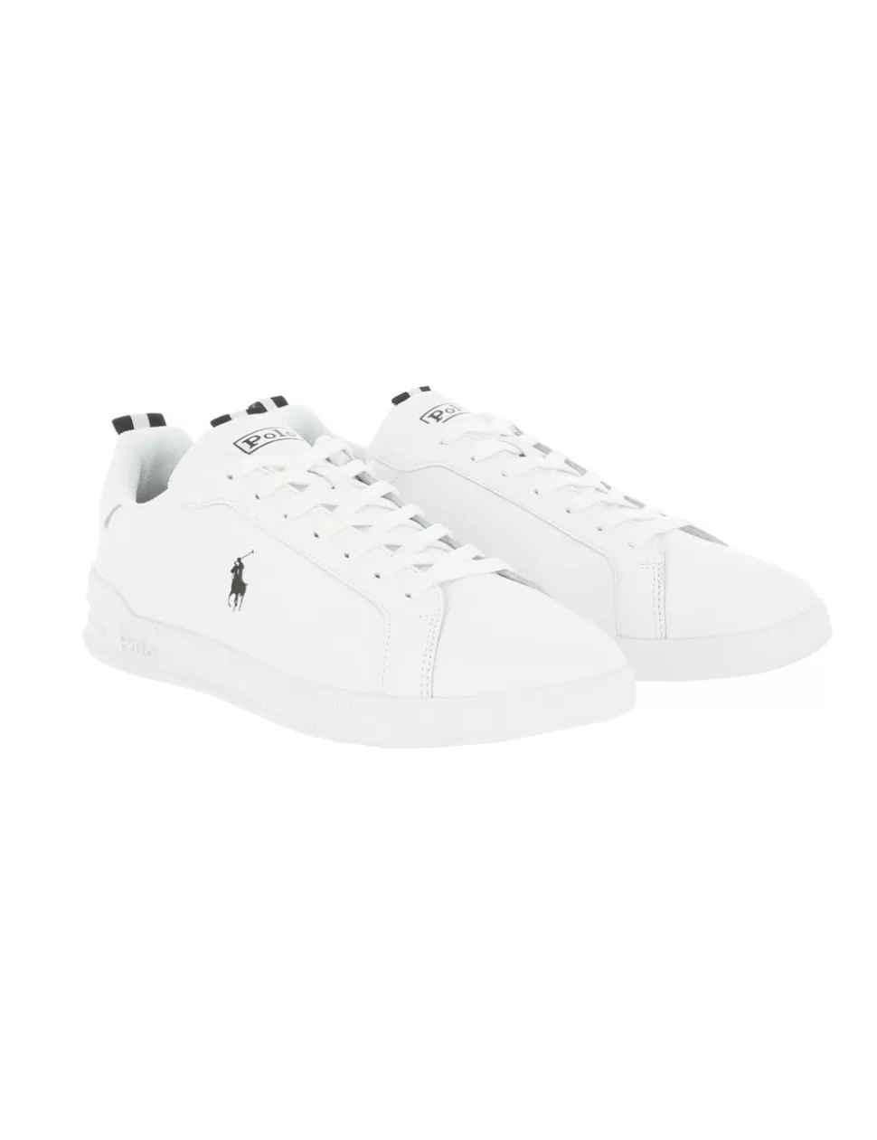 Ralph Lauren Sneakers>Sneaker Heritage Court Ii Polo Nero
