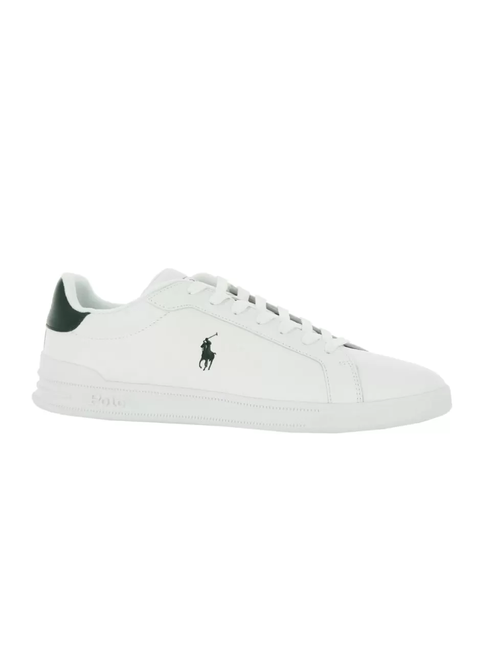 Ralph Lauren Sneakers>Sneaker Heritage Court Ii Polo Bianco/Verde