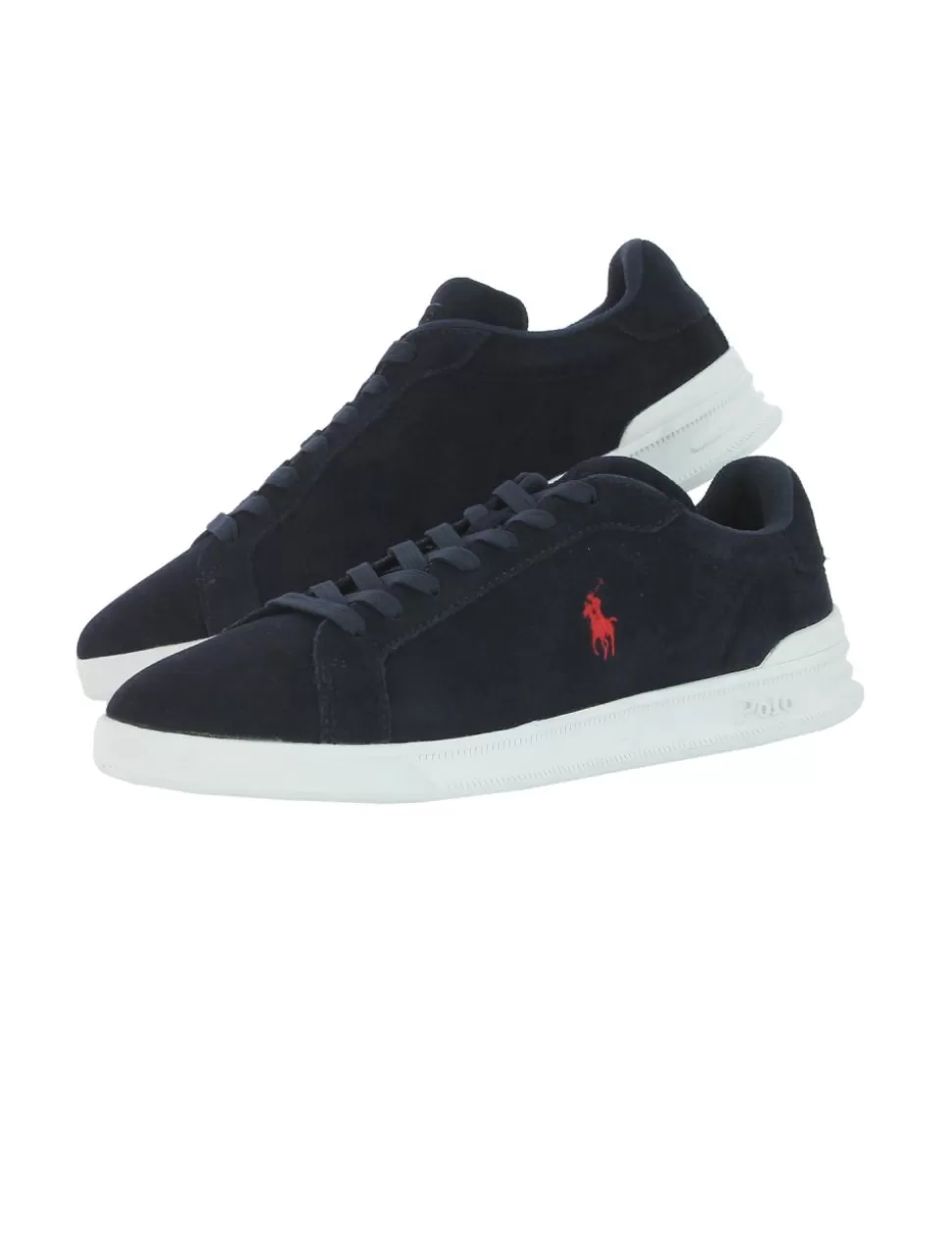 Ralph Lauren Sneakers>Sneaker Heritage Court Ii Polo Blu/Rosso