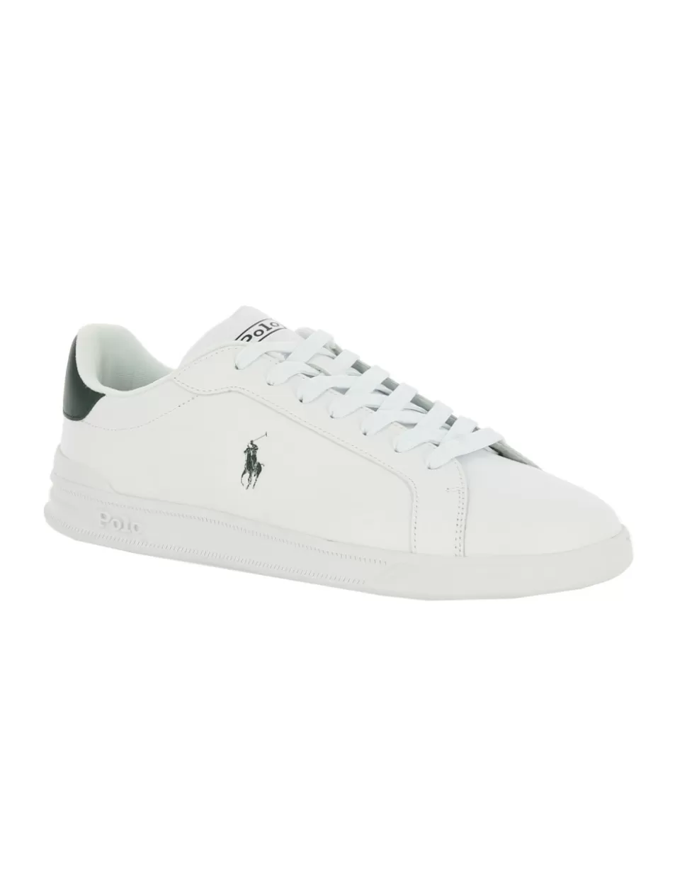 Ralph Lauren Sneakers>Sneaker Heritage Court Ii Polo Bianco/Verde