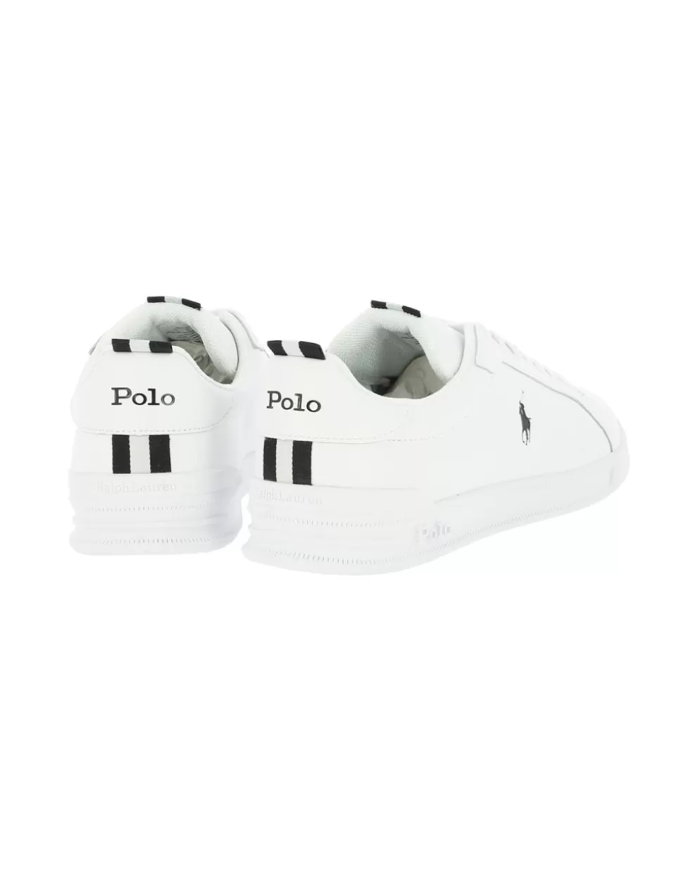 Ralph Lauren Sneakers>Sneaker Heritage Court Ii Polo Nero