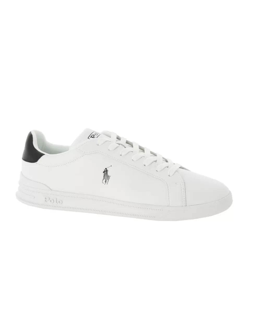 Ralph Lauren Sneakers>Sneaker Heritage Court Ii Polo Bianco/Nero
