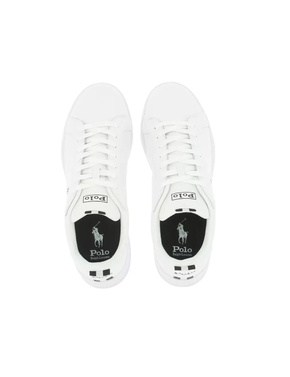 Ralph Lauren Sneakers>Sneaker Heritage Court Ii Polo Nero