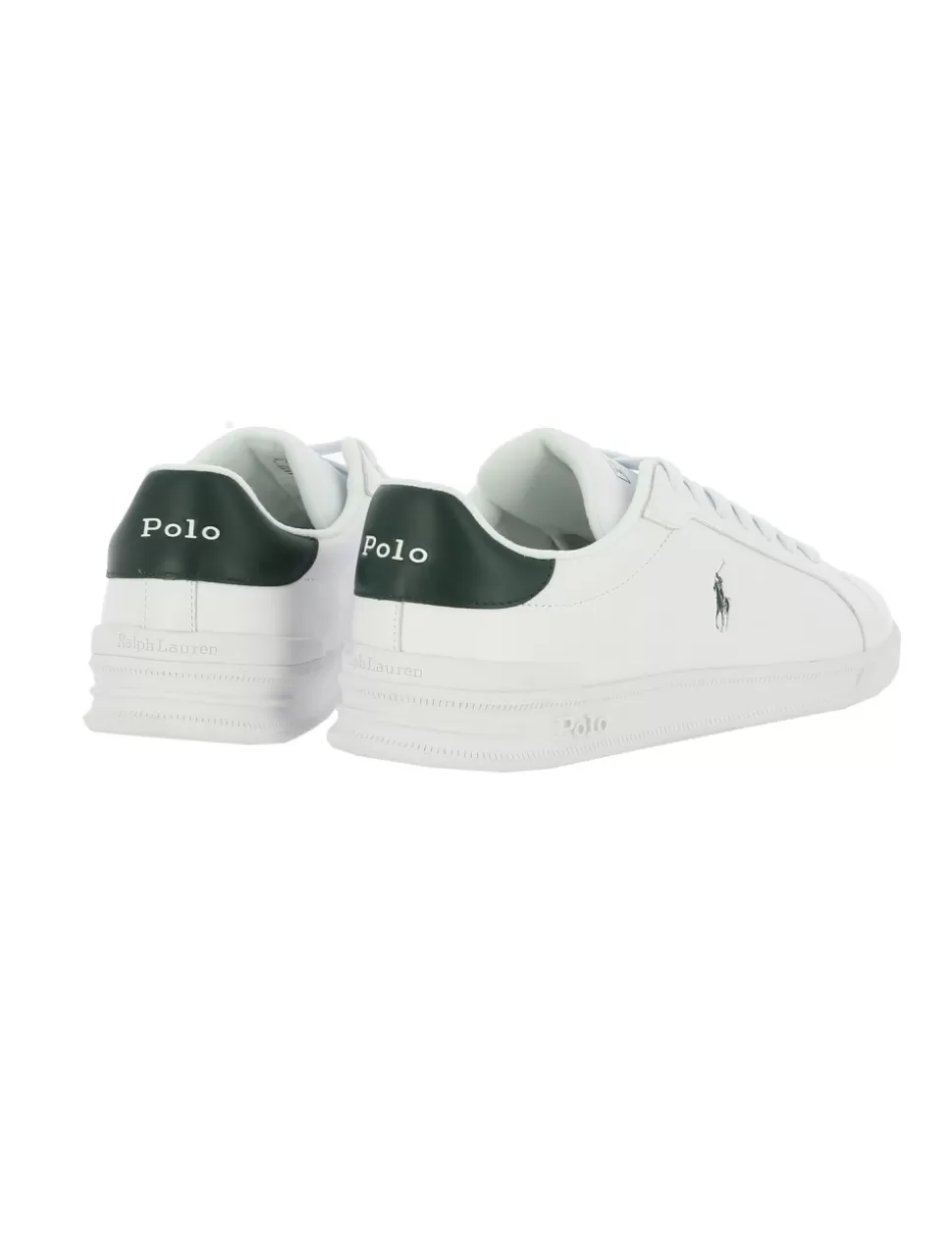 Ralph Lauren Sneakers>Sneaker Heritage Court Ii Polo Bianco/Verde