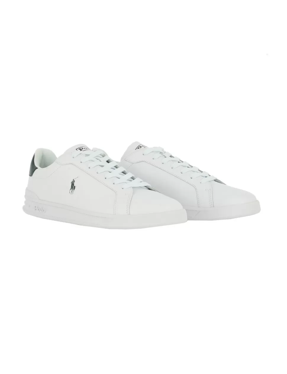 Ralph Lauren Sneakers>Sneaker Heritage Court Ii Bianco/Verde