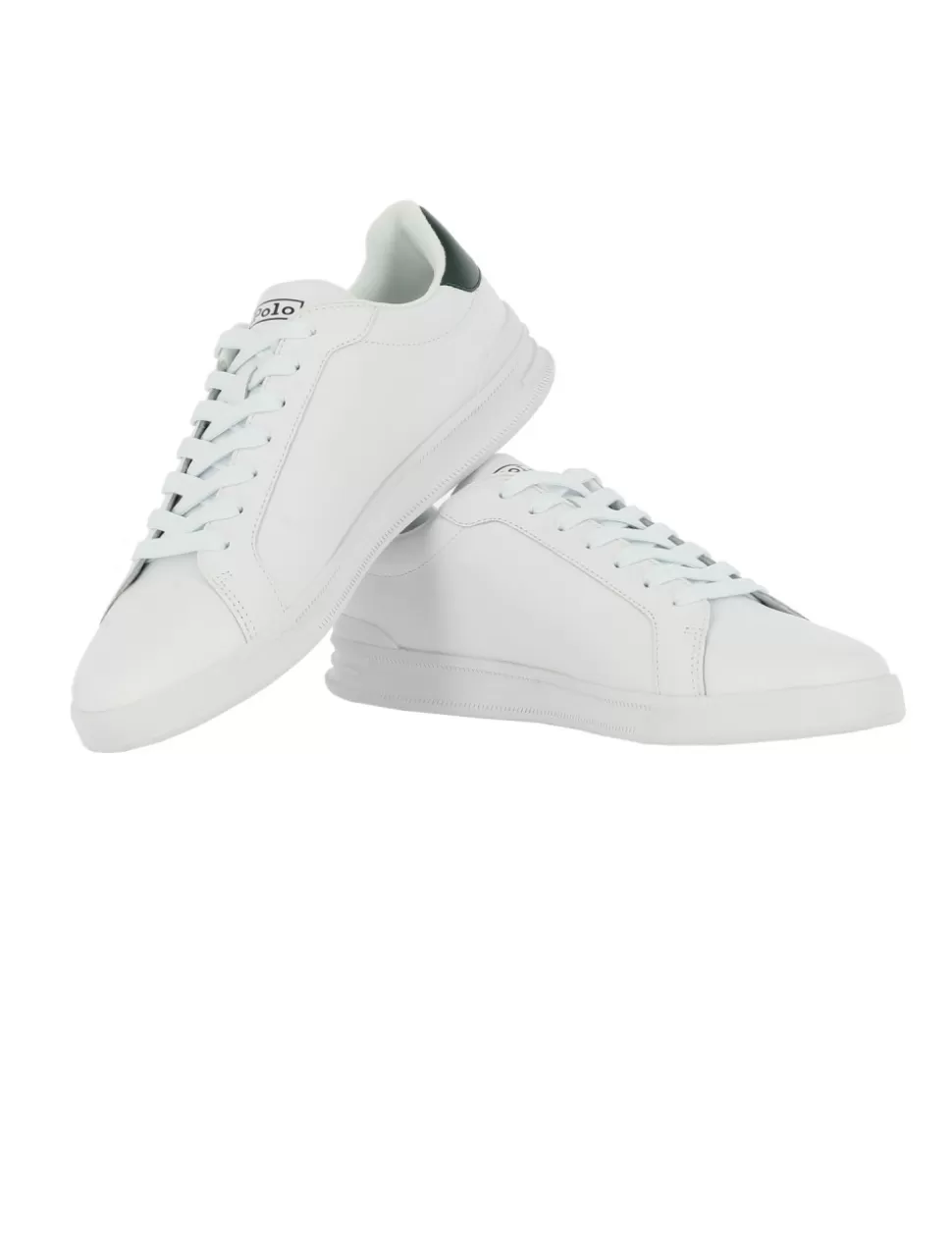 Ralph Lauren Sneakers>Sneaker Heritage Court Ii Bianco/Verde