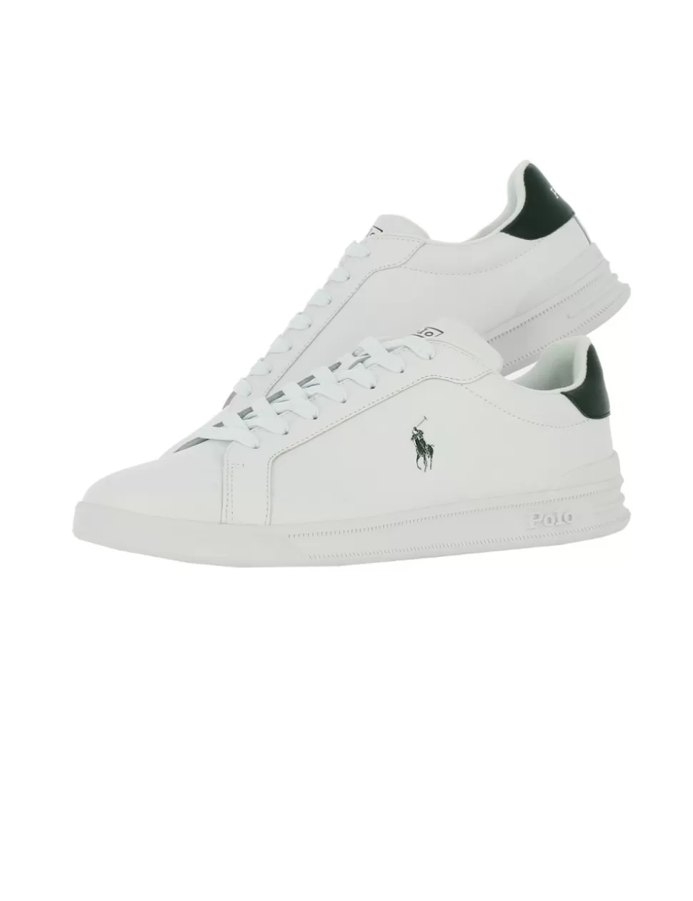 Ralph Lauren Sneakers>Sneaker Heritage Court Ii Bianco/Verde