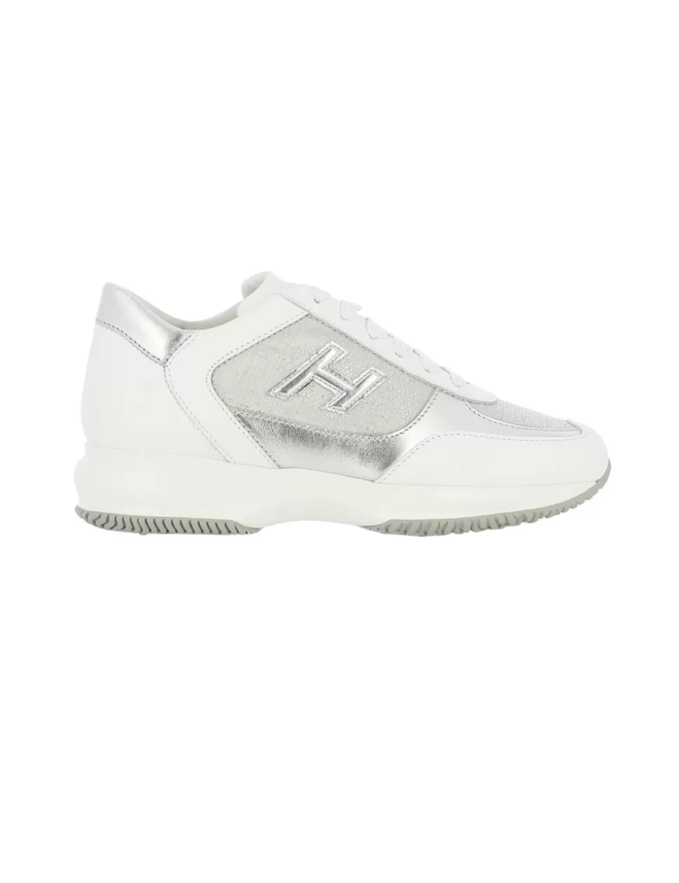 Hogan Sneakers>Sneaker Interactive Bianco/Argento