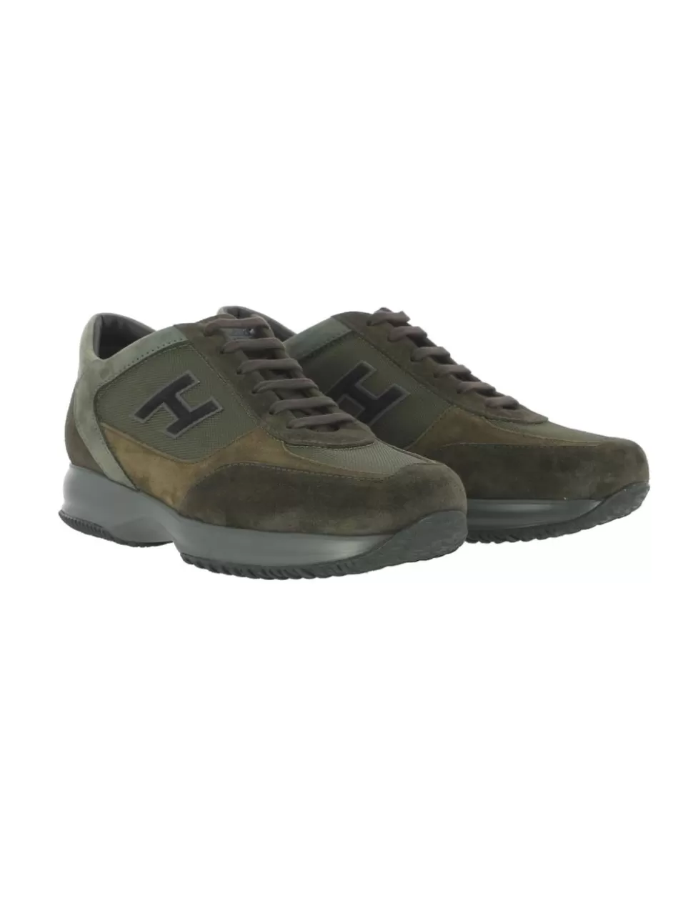 Hogan Sneakers>Sneaker Interactive Marrone/Verde