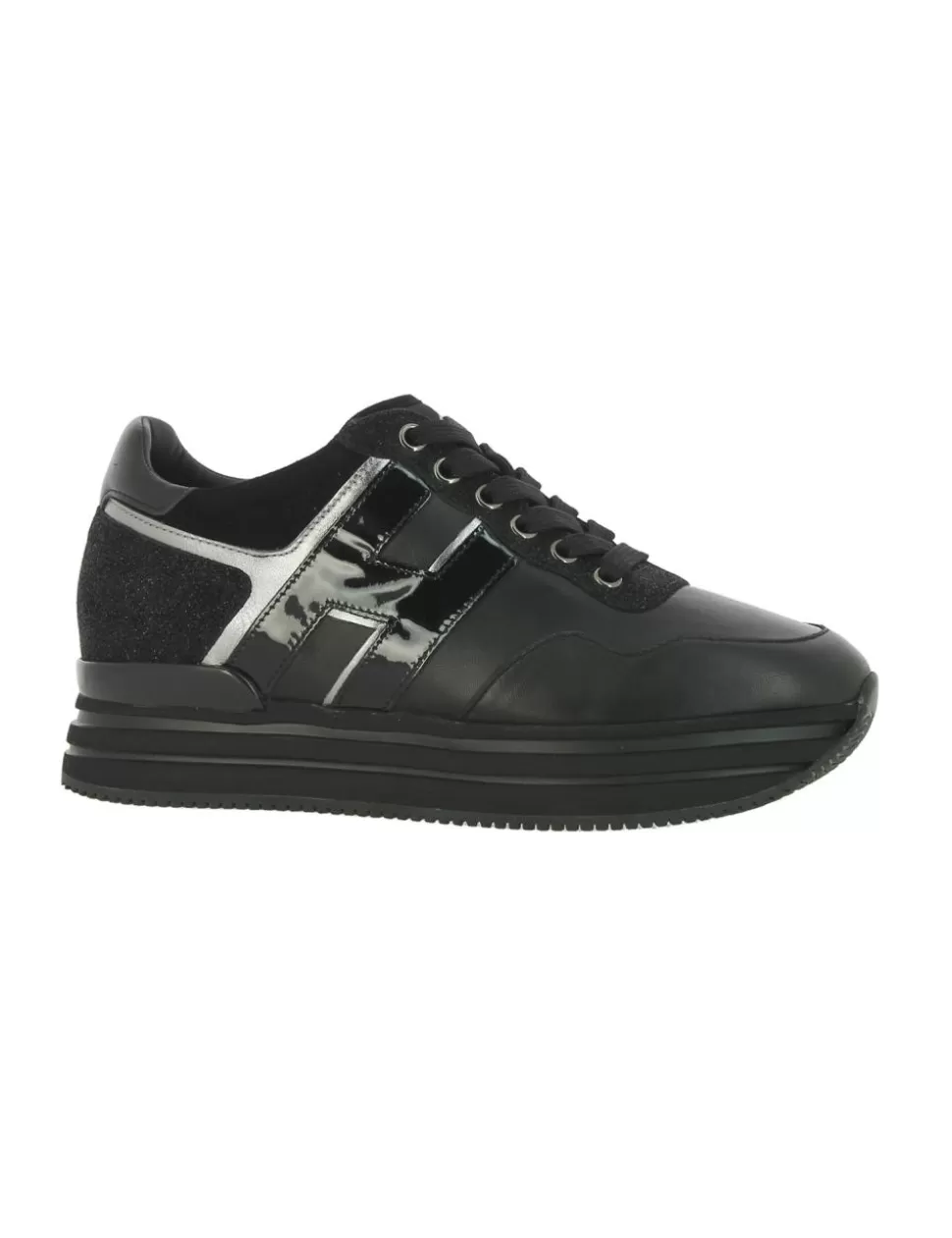 Hogan Sneakers>Sneaker Midi Platform Nero