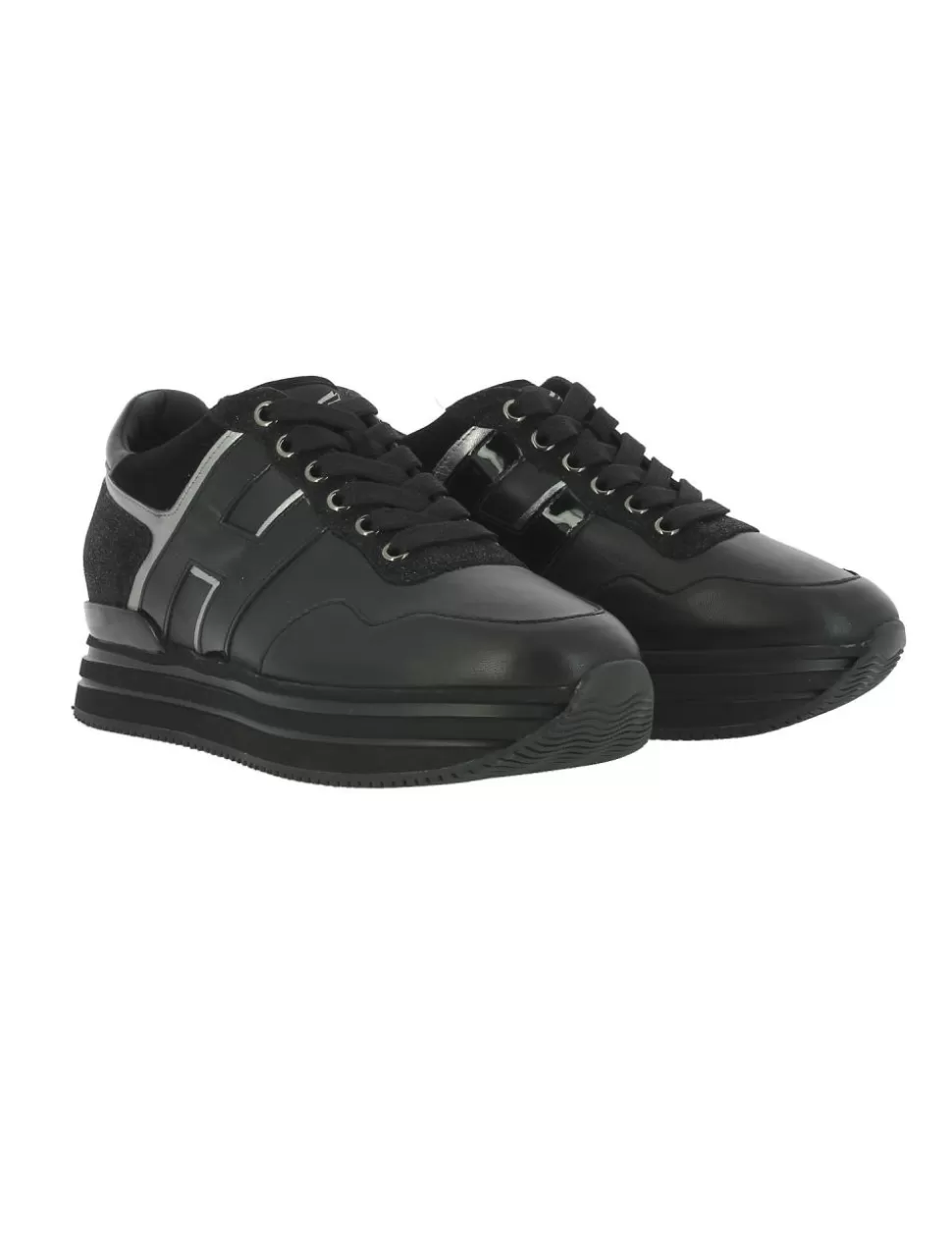 Hogan Sneakers>Sneaker Midi Platform Nero