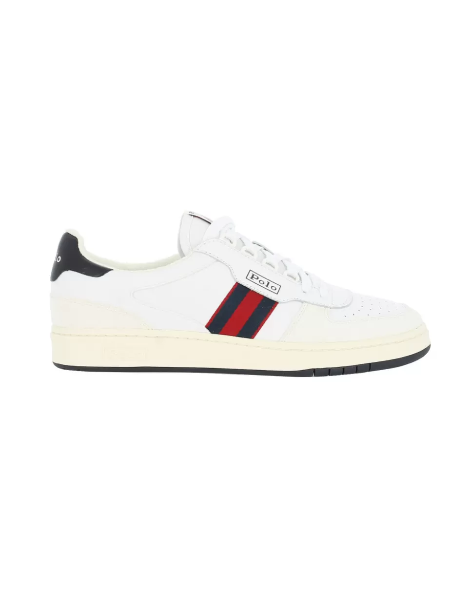 Ralph Lauren Sneakers>Sneaker Bianco/Rosso/Blu