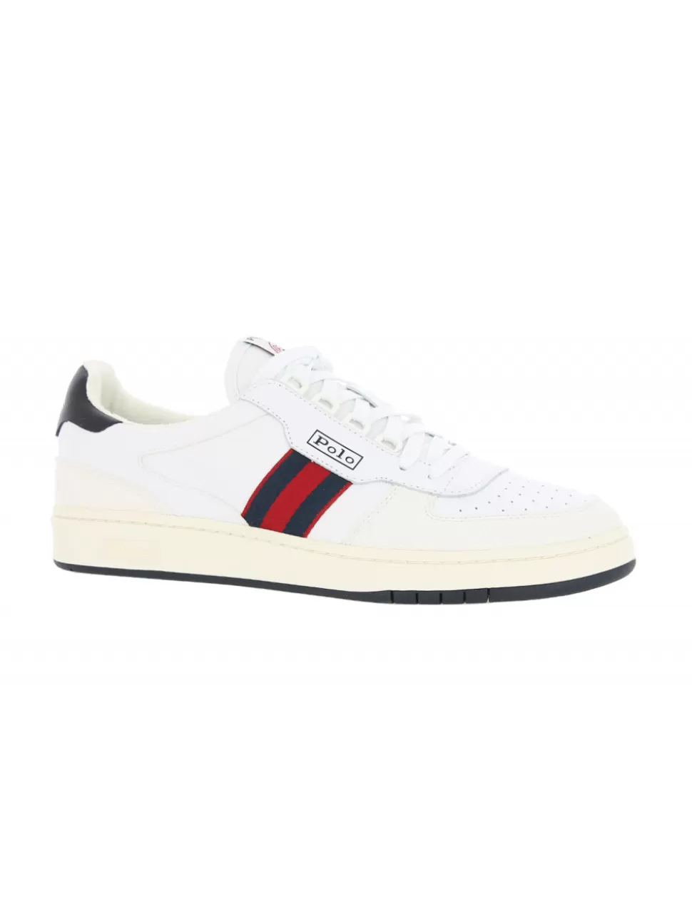 Ralph Lauren Sneakers>Sneaker Bianco/Rosso/Blu