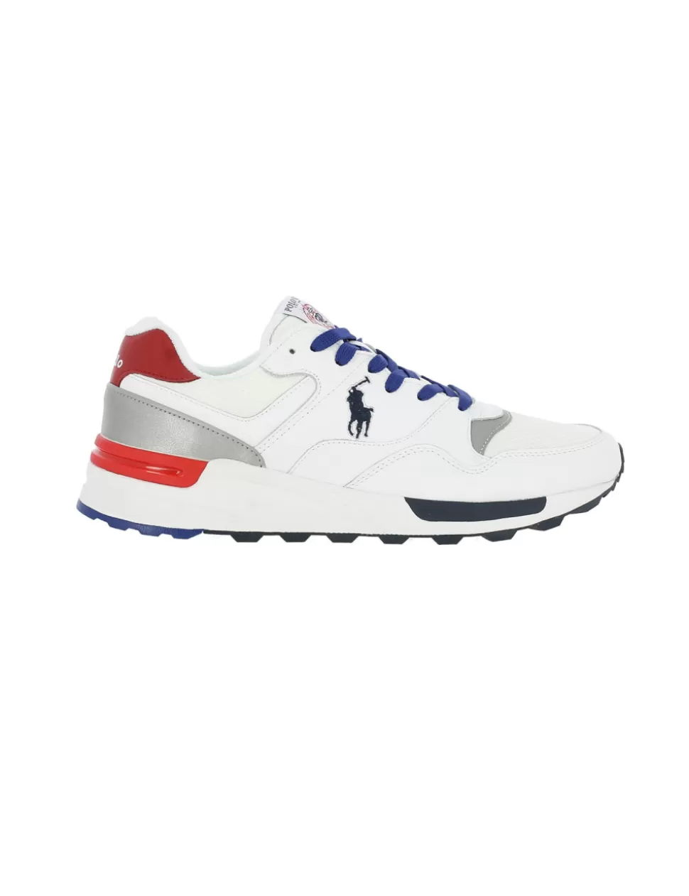 Ralph Lauren Sneakers>Sneaker Bianco/Rosso