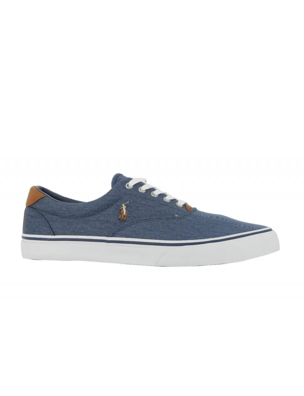 Ralph Lauren Sneakers>Sneaker In Canvas Blu