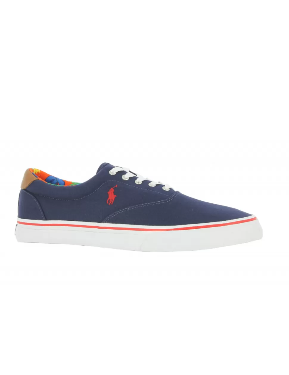 Ralph Lauren Sneakers>Sneaker Thorton Polo Blu/Rosso