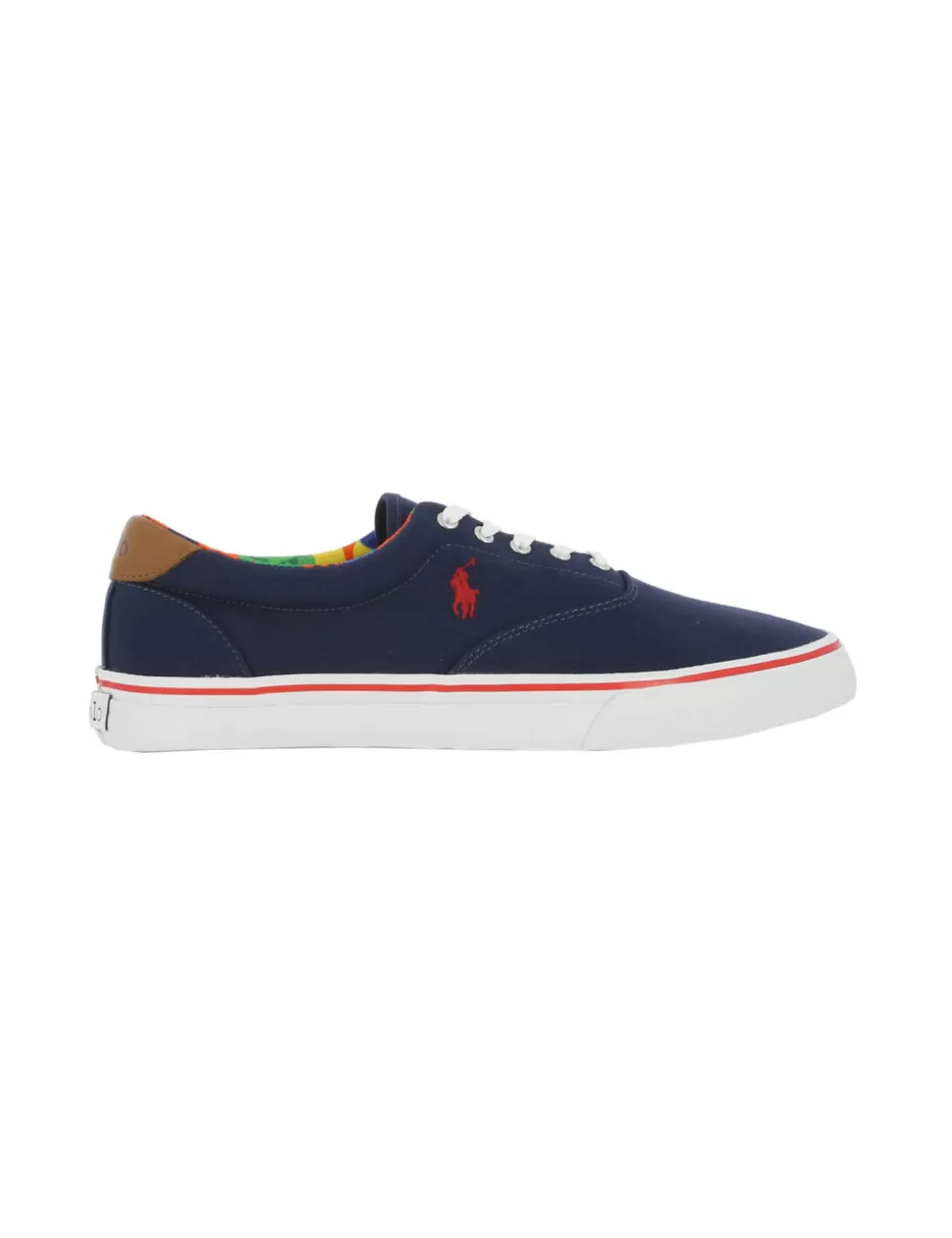 Ralph Lauren Sneakers>Sneaker Thorton Polo Blu/Rosso