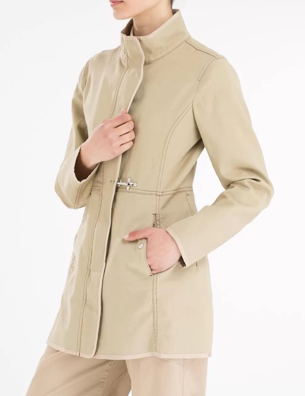 Fay Cappotti E Giubbotti>Soprabito Virginia Coat Beige