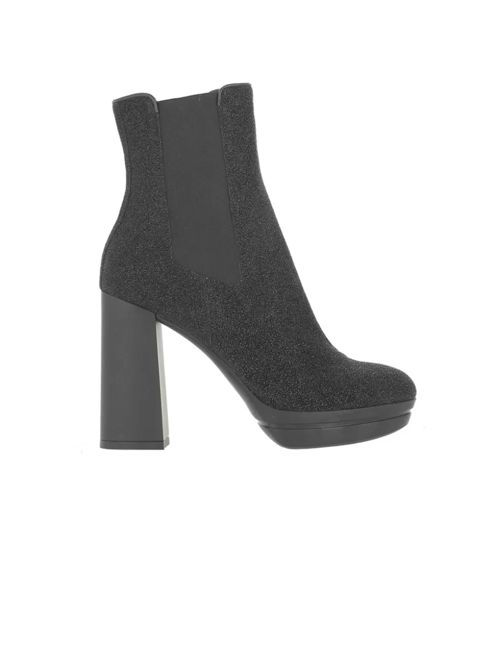 Hogan Scarpe Con Tacco>Stivale H391 Donna Nero