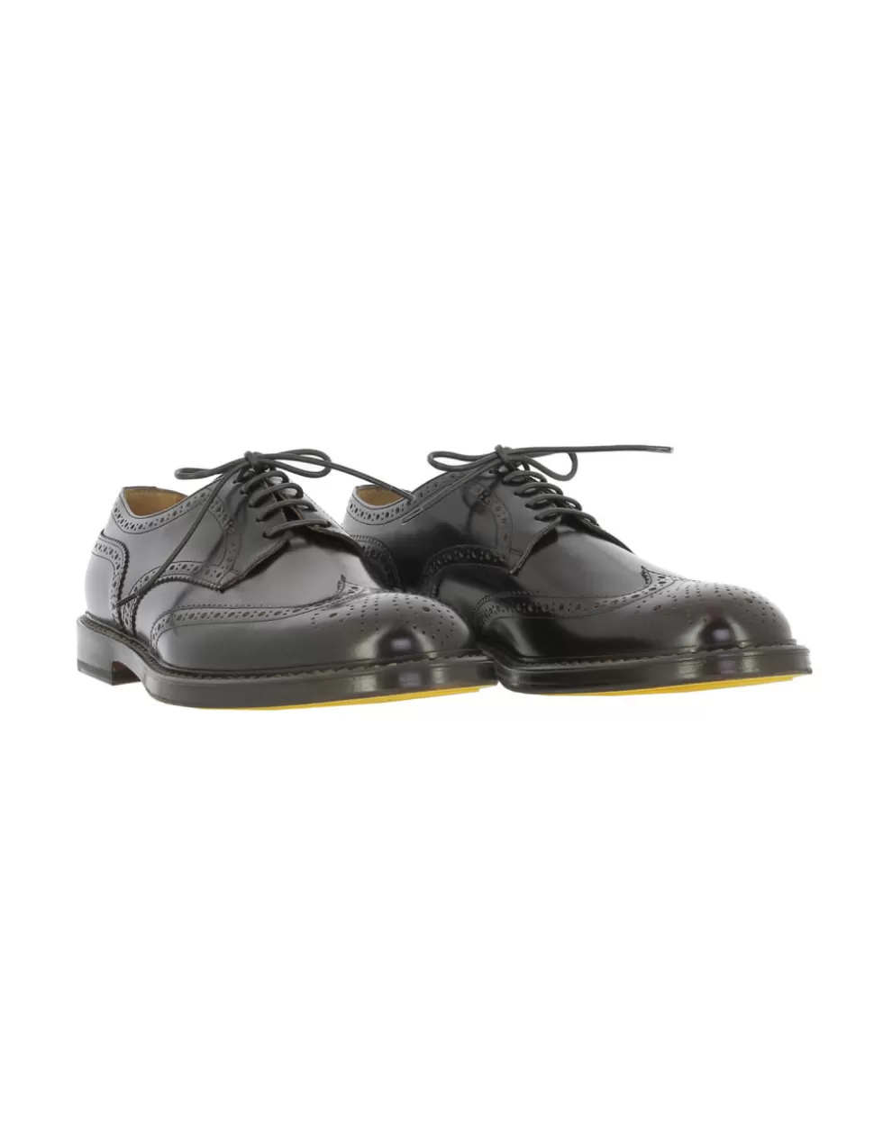 Doucal's Scarpe Eleganti>Stringata In Pelle Nero