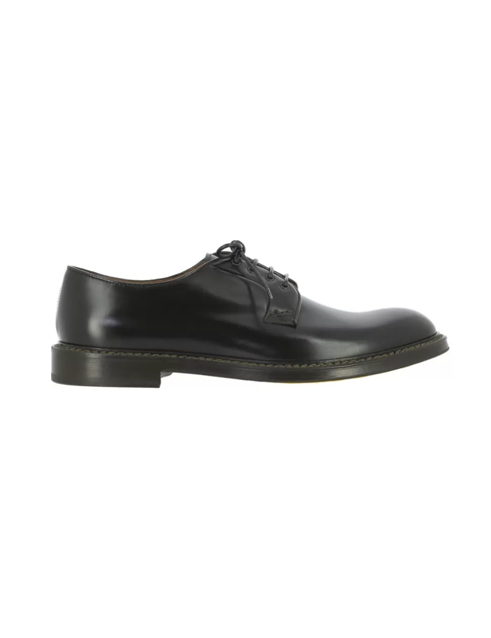 Doucal's Scarpe Eleganti>Stringata In Pelle Nero