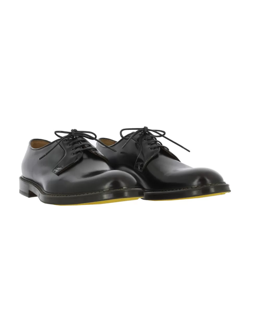 Doucal's Scarpe Eleganti>Stringata In Pelle Nero