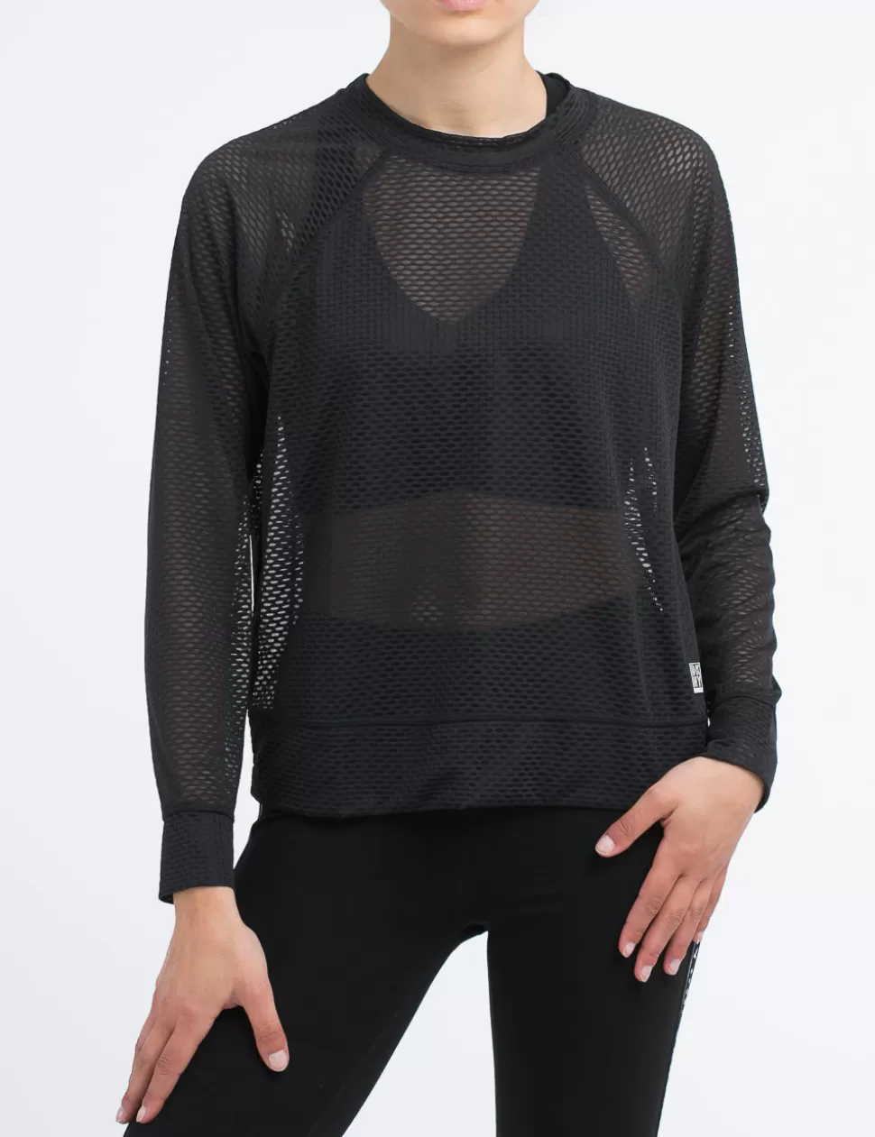 DKNY T-Shirt E Top>Top A Maniche Lunghe Nero