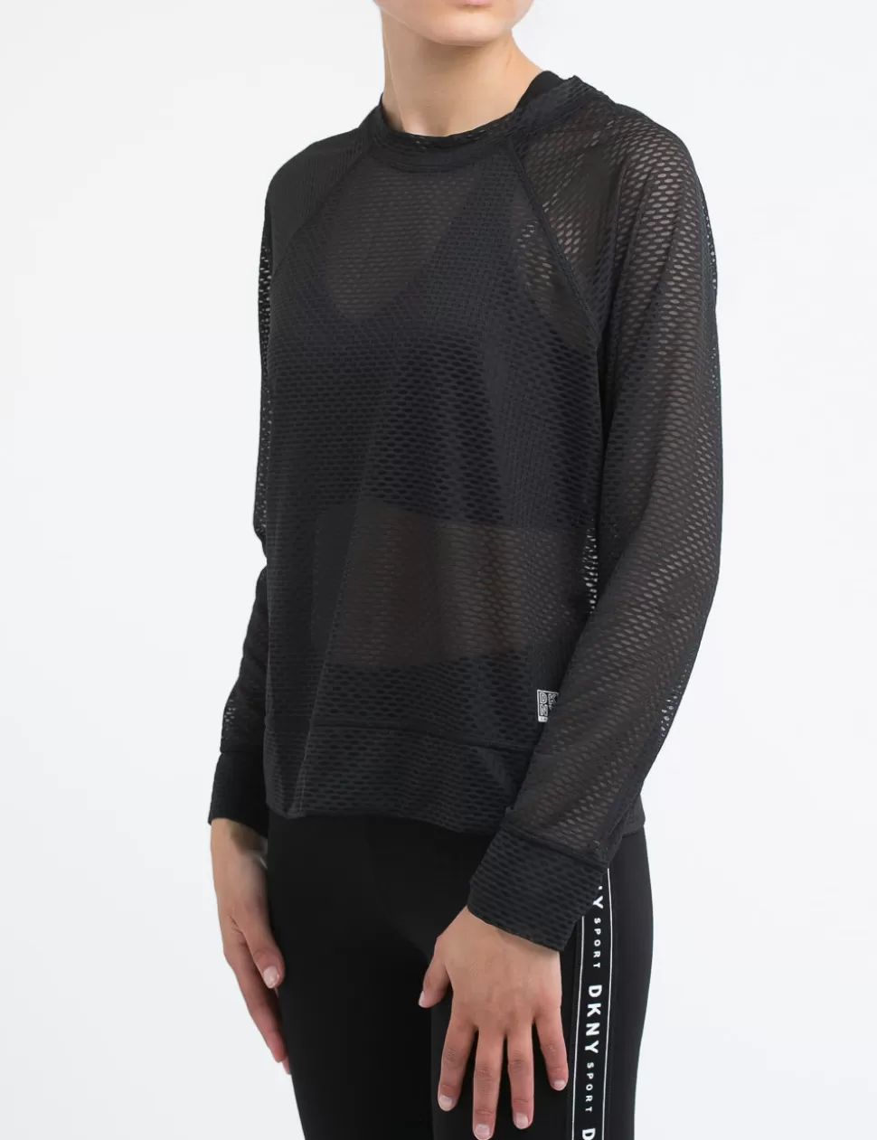 DKNY T-Shirt E Top>Top A Maniche Lunghe Nero