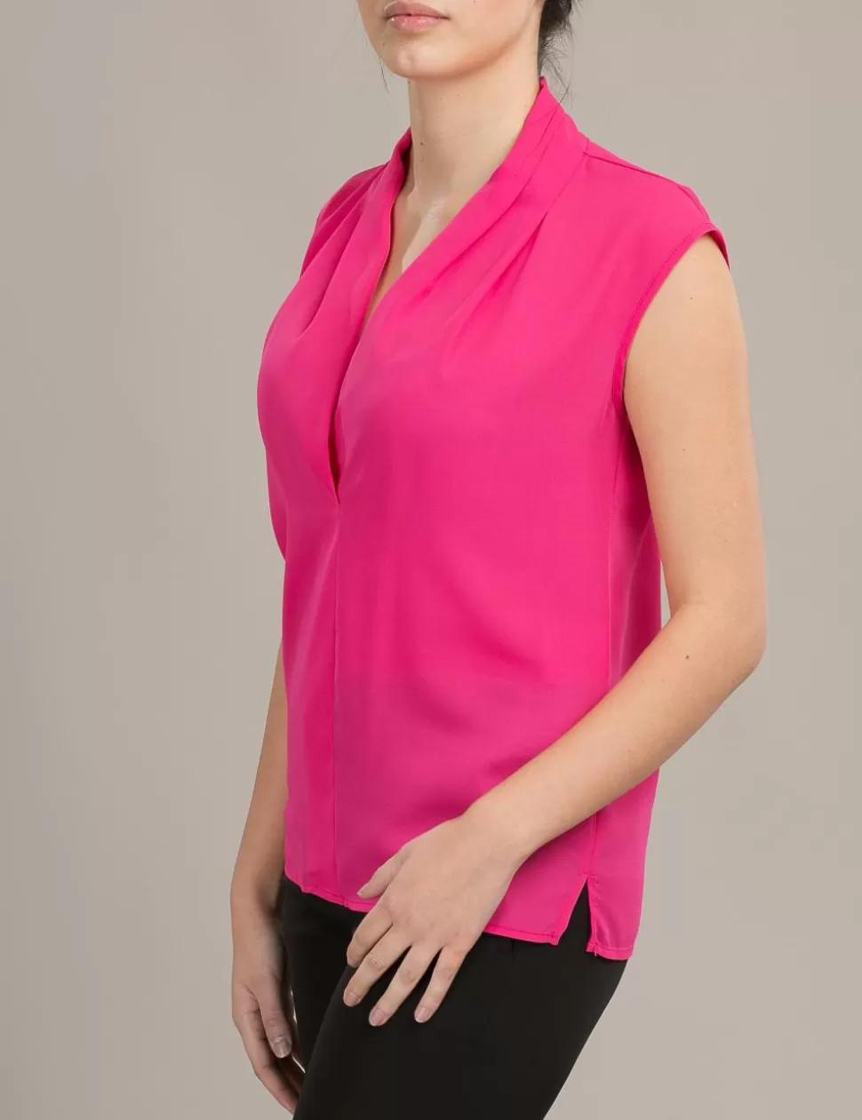 Carla Montanarini T-Shirt E Top>Top Fuxia