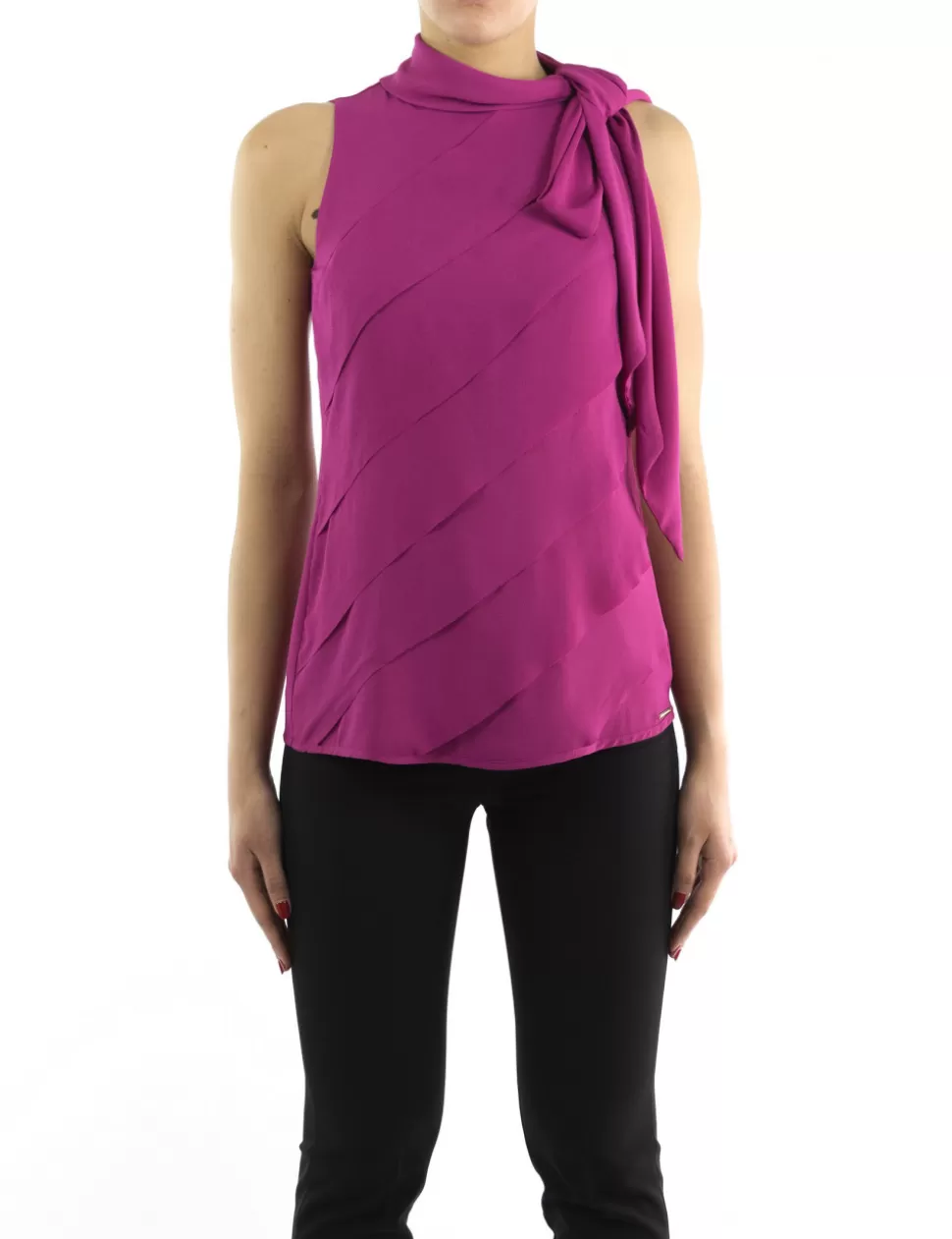 Carla Montanarini T-Shirt E Top>Top Fuxia