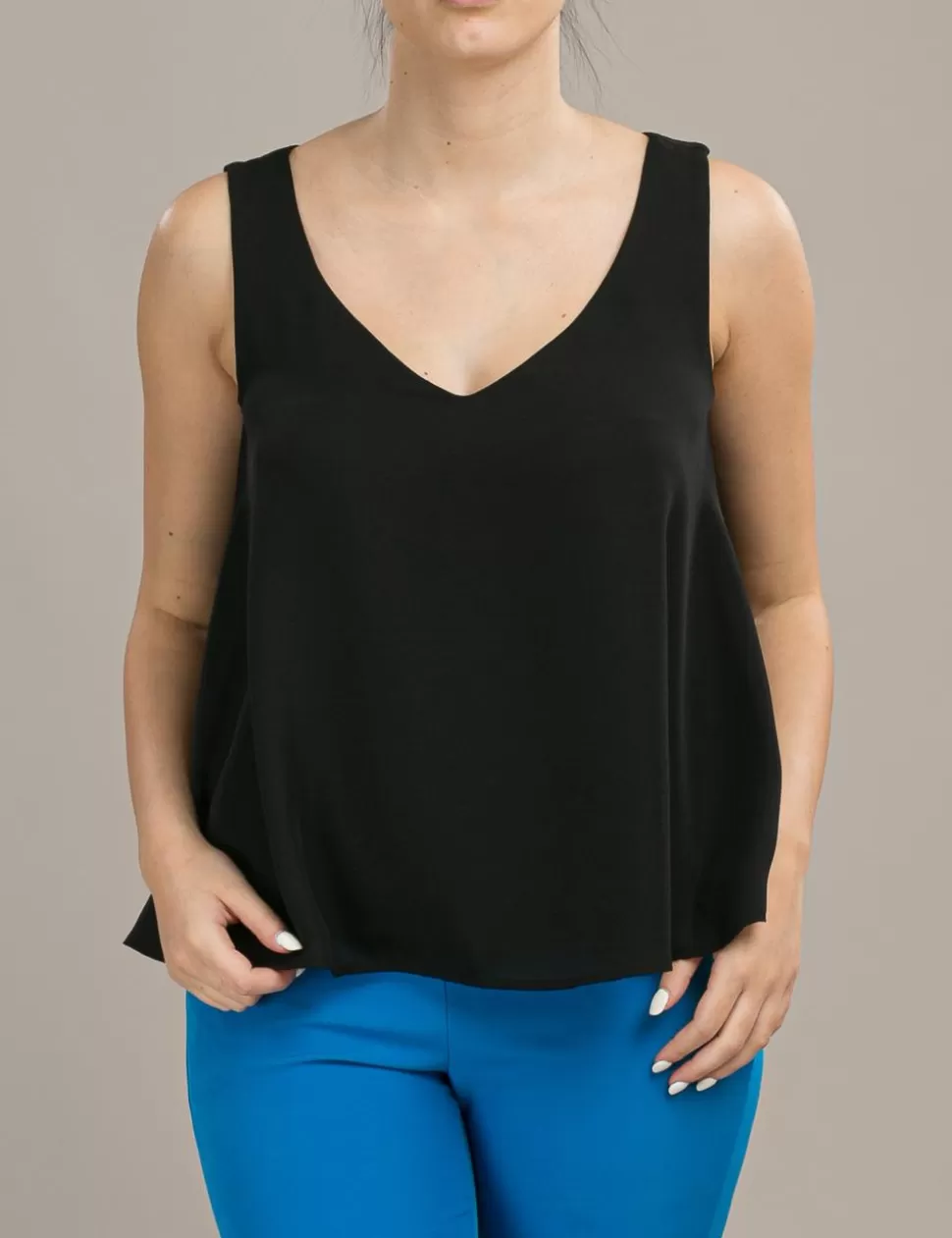 Carla Montanarini T-Shirt E Top>Top Nero