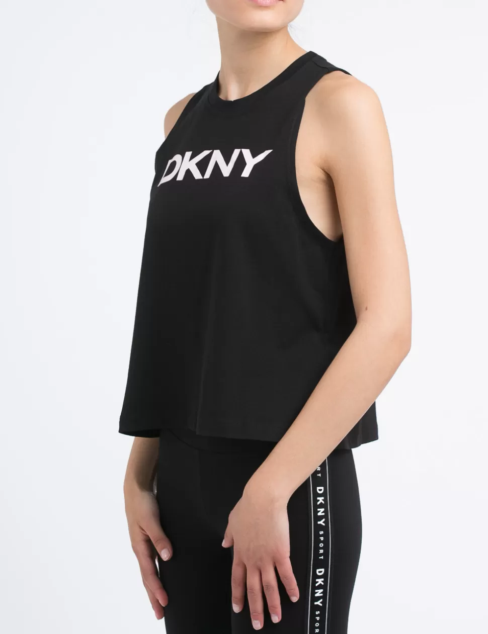 DKNY T-Shirt E Top>Top Sport Nero/Rosa