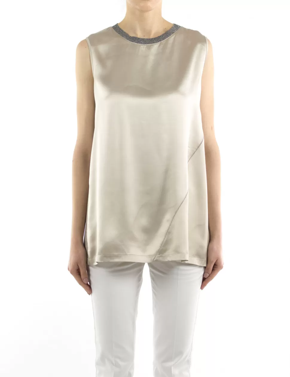 Fabiana Filippi T-Shirt E Top>Top Beige