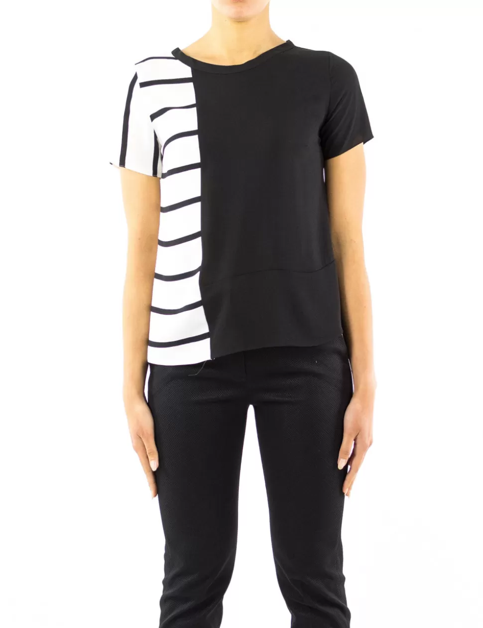 Hanita T-Shirt E Top>Top Nero