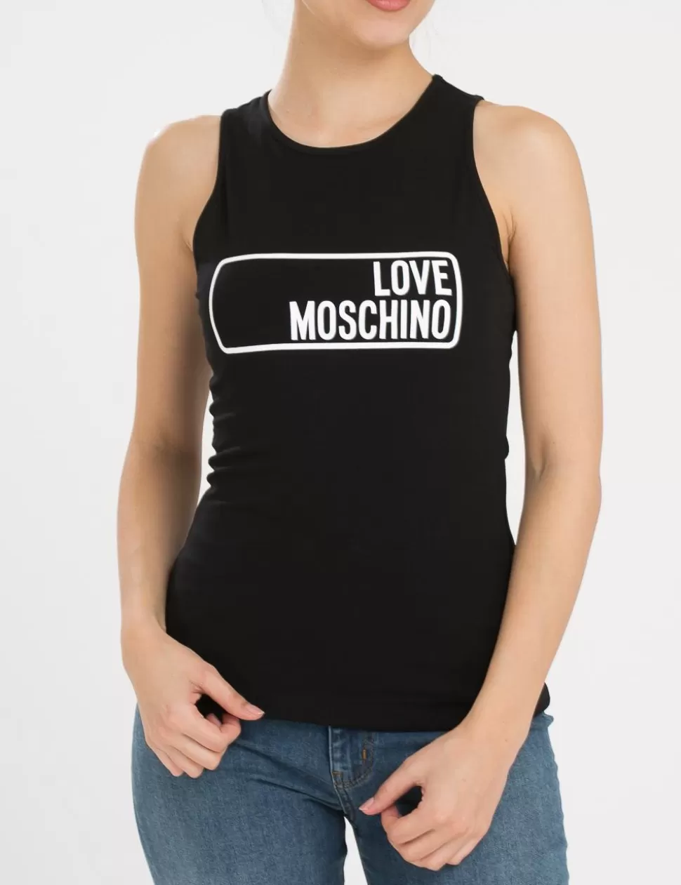 Love Moschino T-Shirt E Top>Top Nero