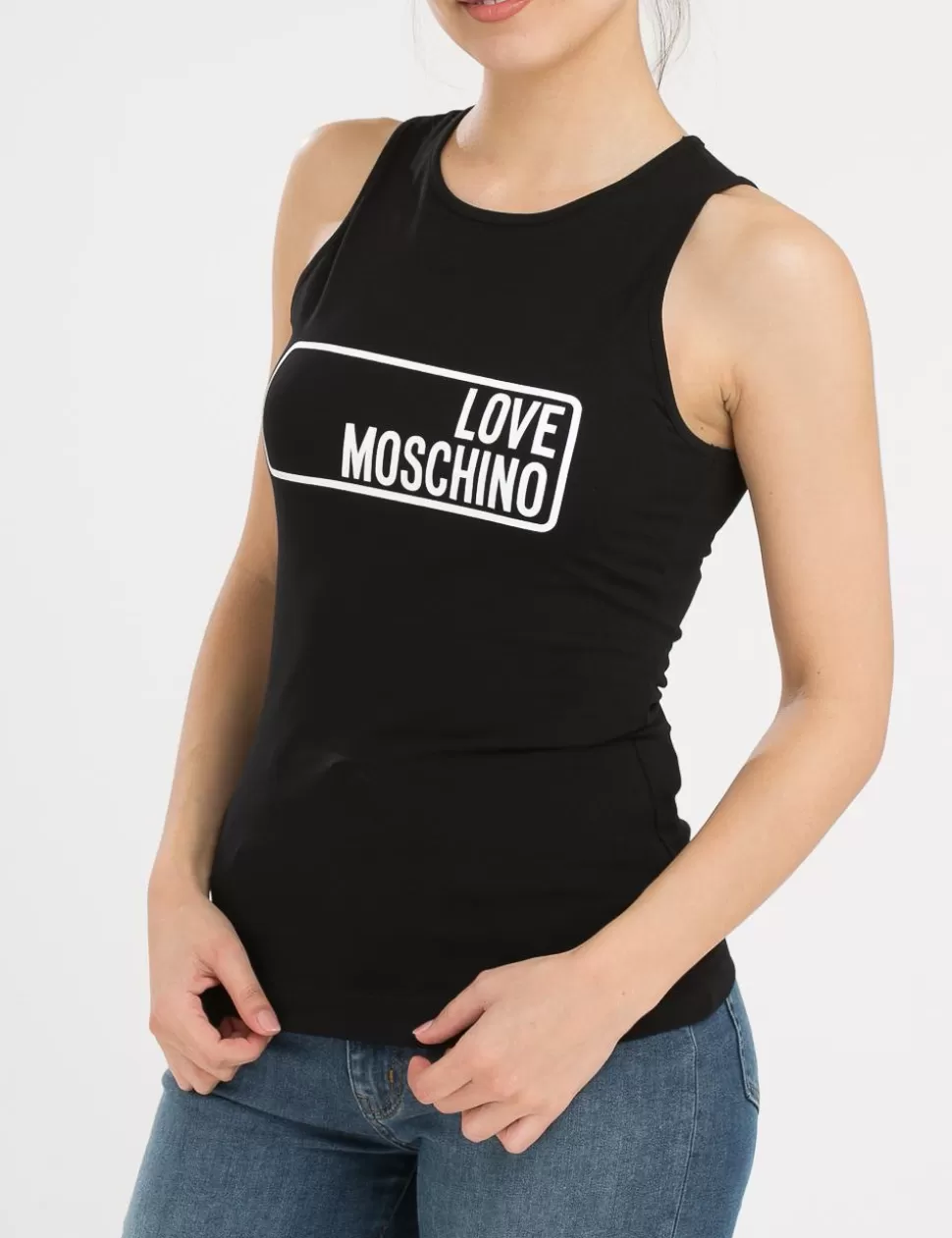 Love Moschino T-Shirt E Top>Top Nero