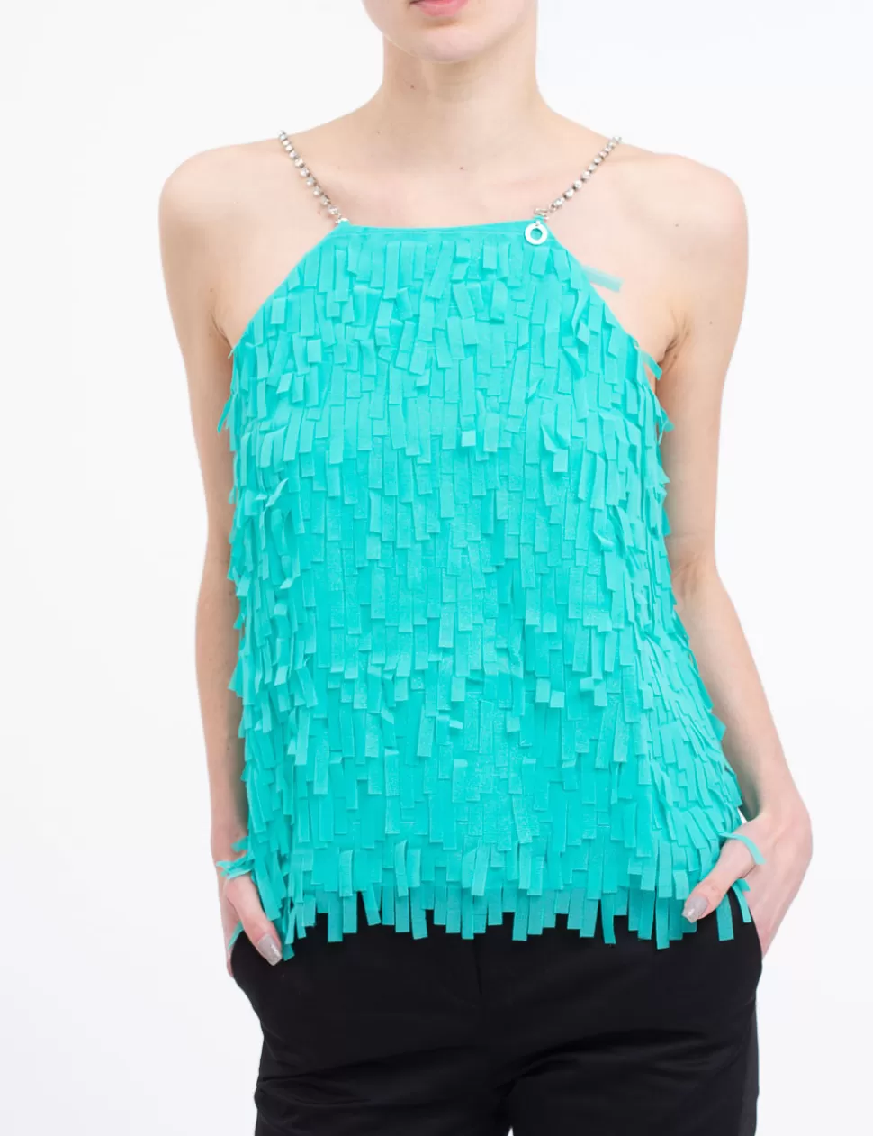 Relish T-Shirt E Top>Top Verde Acqua