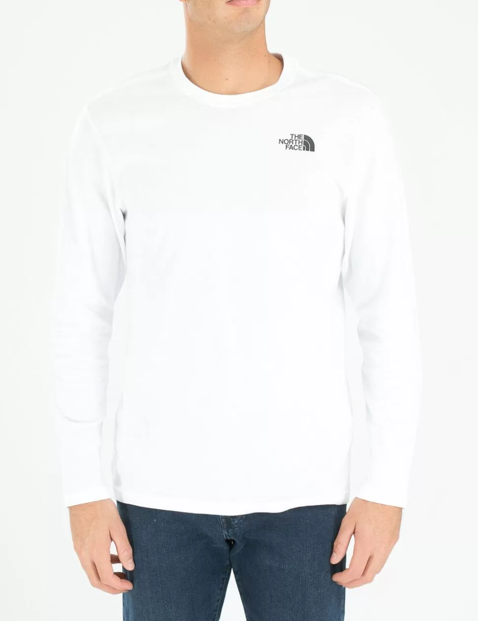 The North Face T-Shirt>T-Shirt A Maniche Lunghe Bianco