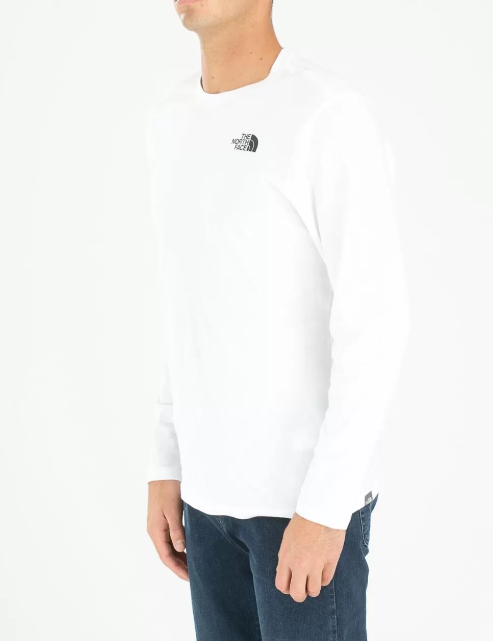 The North Face T-Shirt>T-Shirt A Maniche Lunghe Bianco