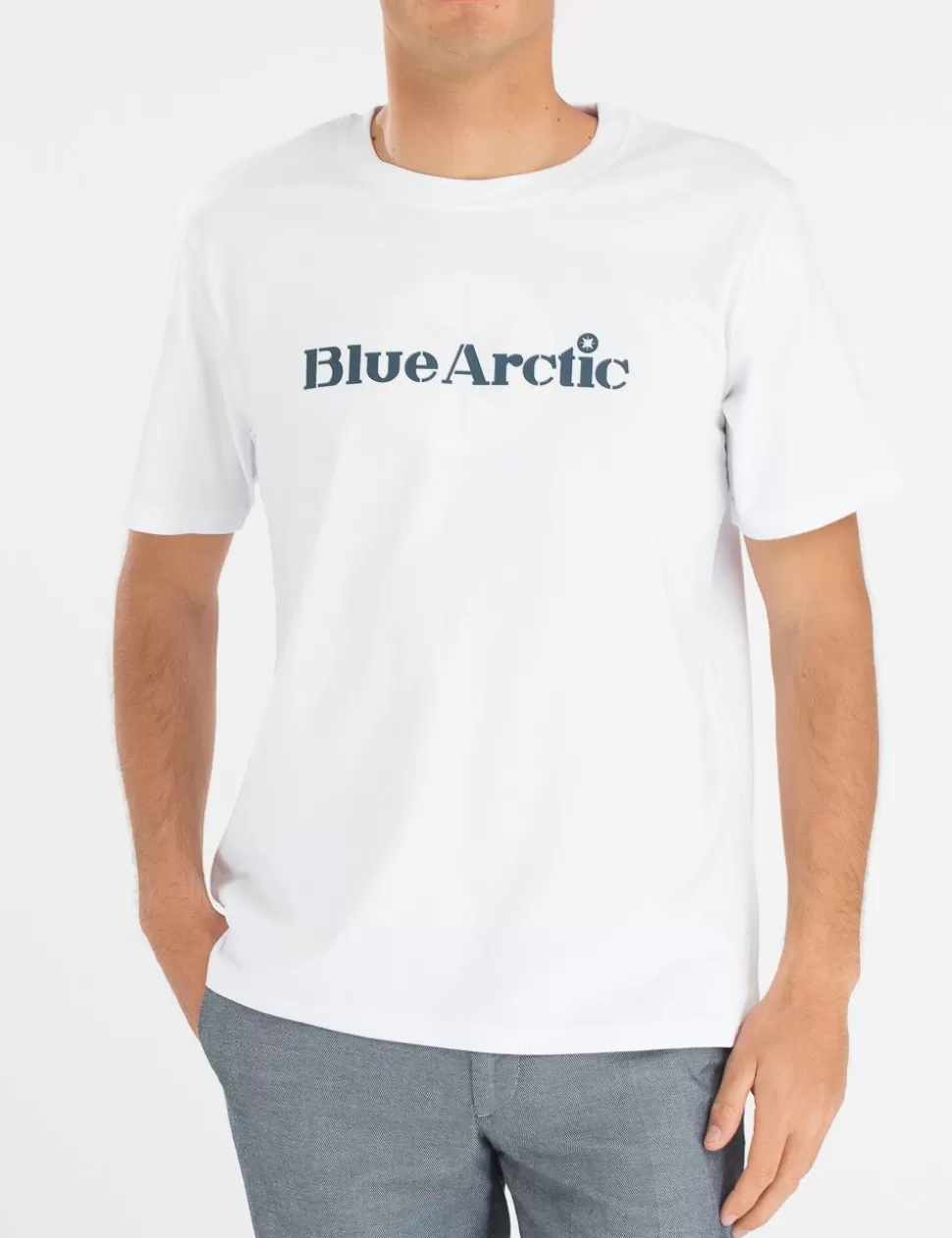 Blue Arctic T-Shirt>T-Shirt Bianco