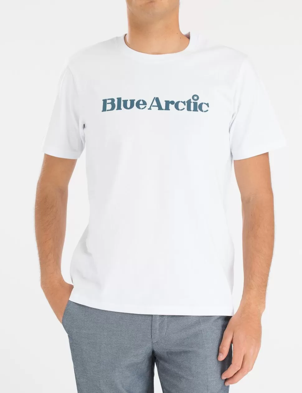 Blue Arctic T-Shirt>T-Shirt Bianco