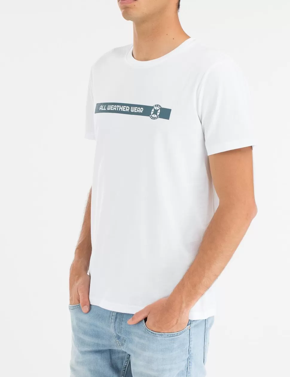 Blue Arctic T-Shirt>T-Shirt Bianco