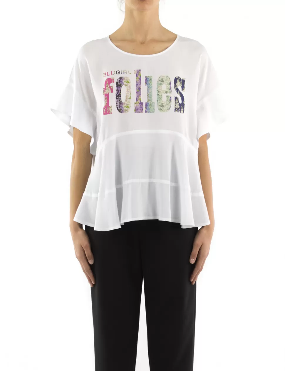 Blugirl Folies T-Shirt E Top>T-Shirt Bianco