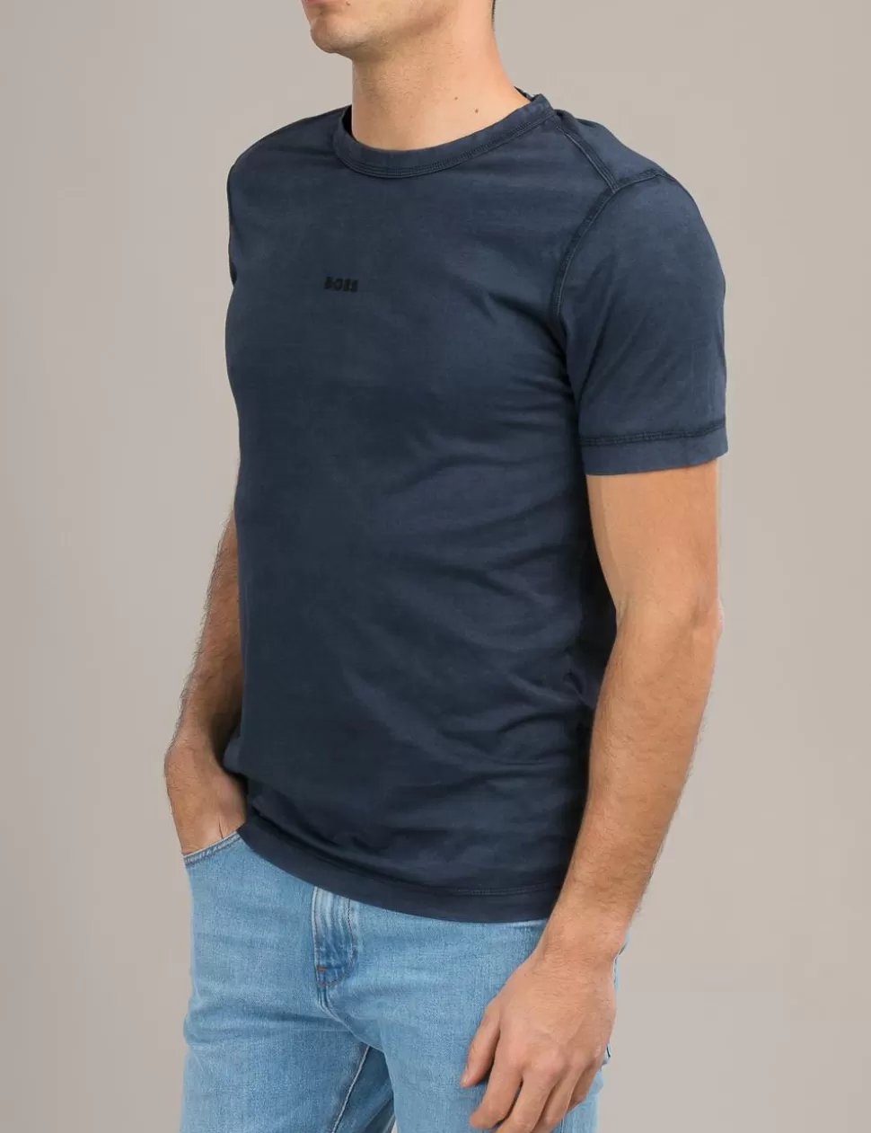 Boss T-Shirt>T-Shirt Blu Scuro