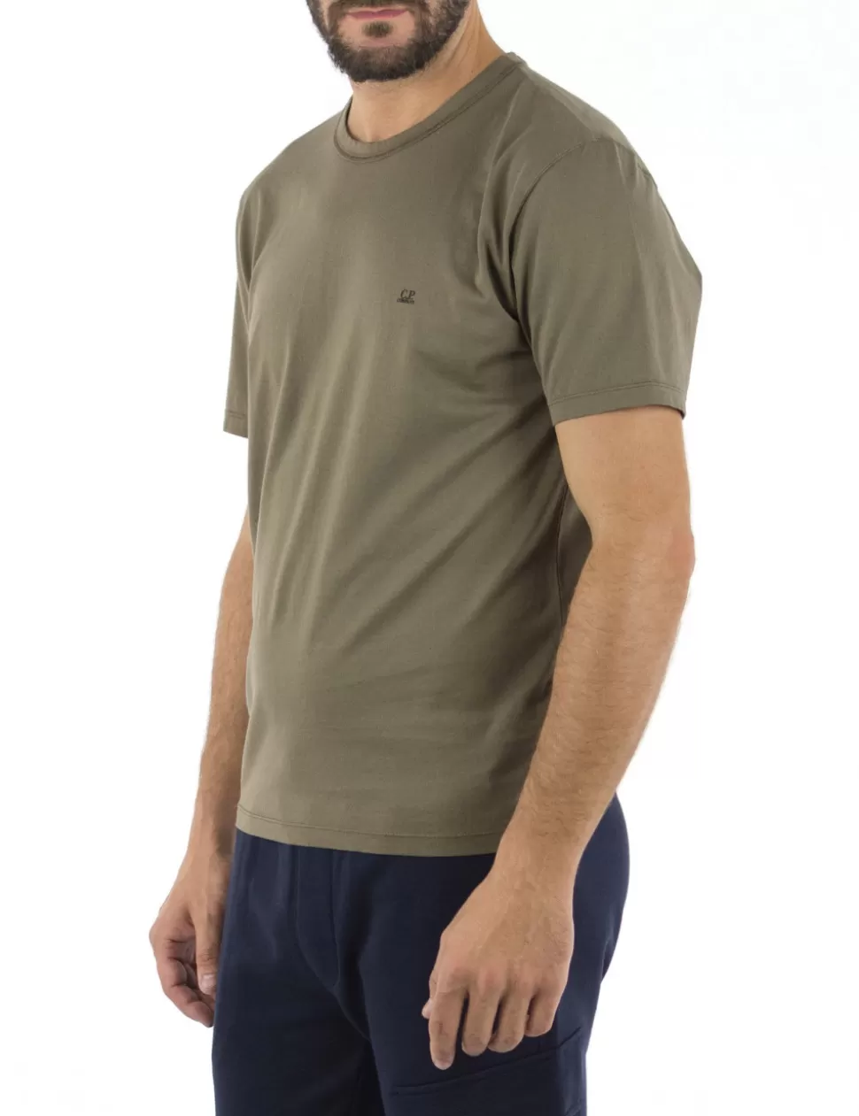 C.P. COMPANY T-Shirt>T-Shirt Verde Scuro