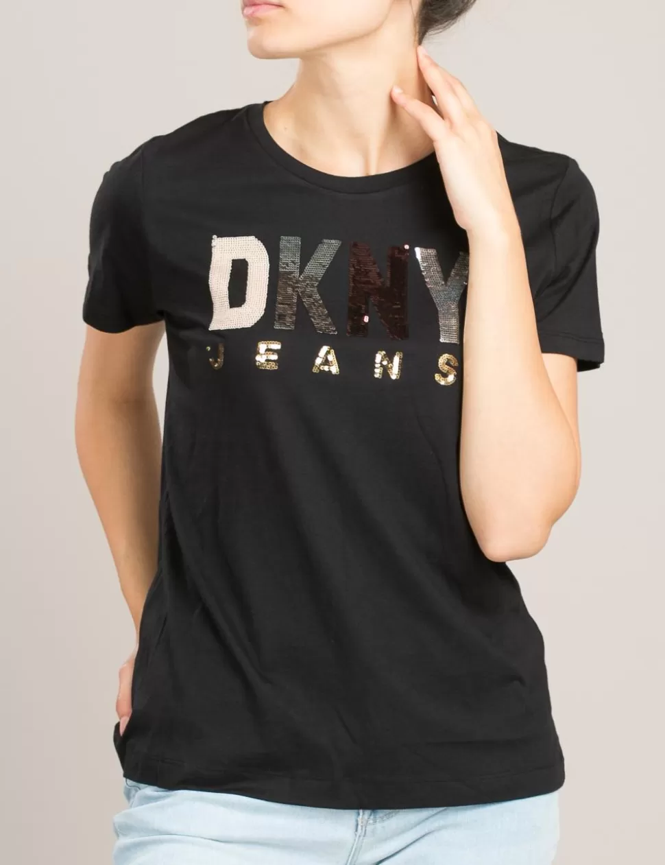 DKNY T-Shirt E Top>T-Shirt Jeans Nero